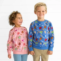 Sweaters & Hoodies|Sweaters & Hoodies<Little Sleepies Crewneck Sweatshirt All Stars