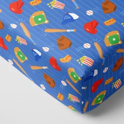 Sheets<Little Sleepies Fitted Crib Sheet All Stars