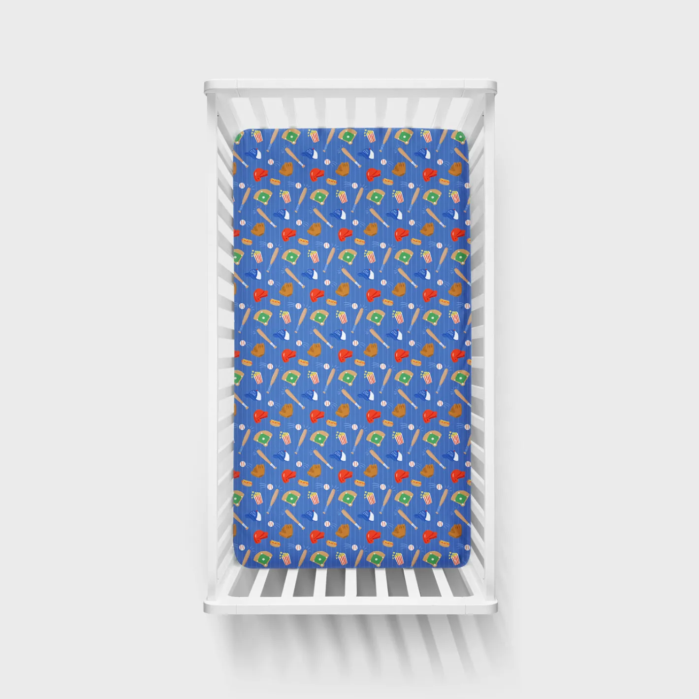 Sheets<Little Sleepies Fitted Crib Sheet All Stars