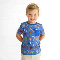 Tops & Tees|Tops & Tees<Little Sleepies Pocket Tee All Stars