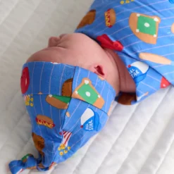 Layette|Swaddles<Little Sleepies Swaddle & Hat Set All Stars