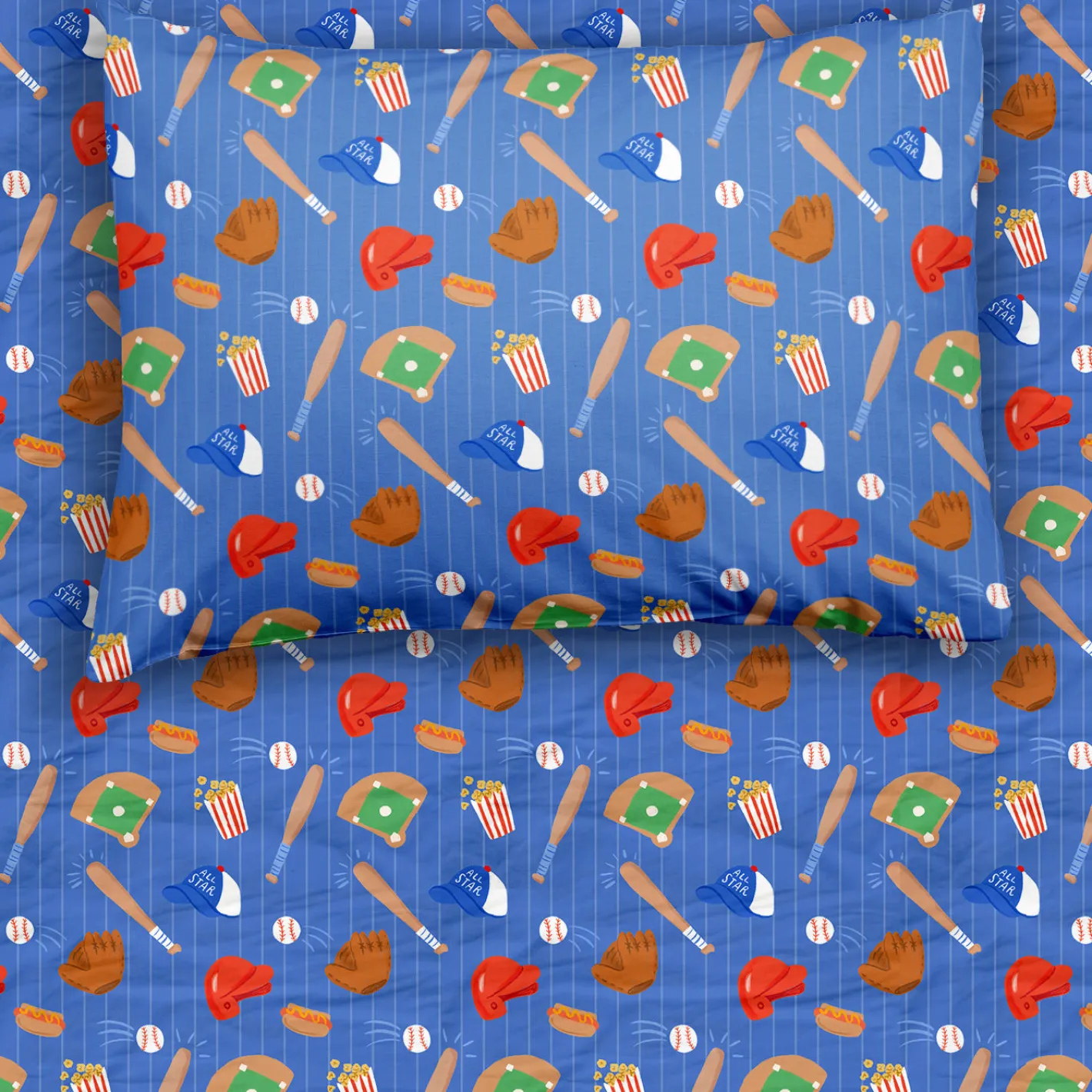 Sheets<Little Sleepies Twin Sheet Set All Stars