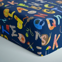 Sheets<Little Sleepies Fitted Crib Sheet Alphabet Friends