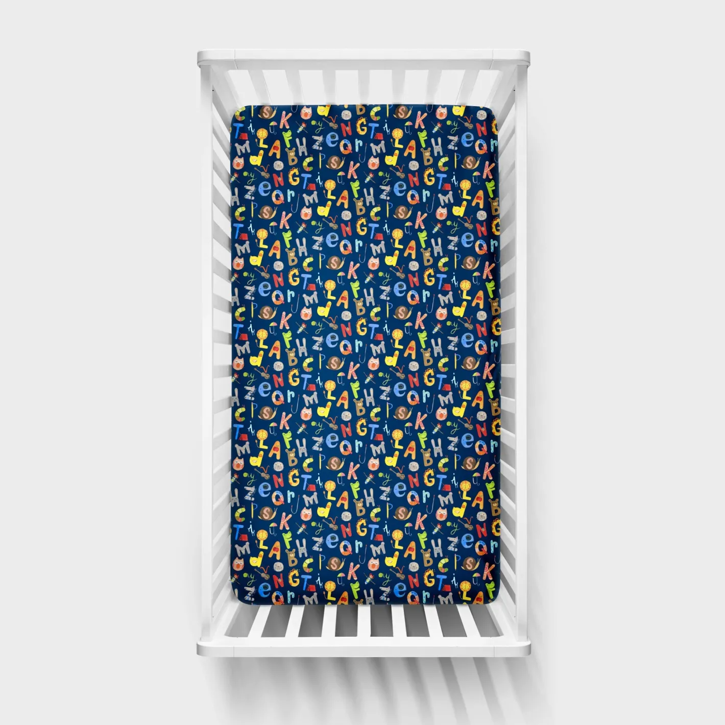 Sheets<Little Sleepies Fitted Crib Sheet Alphabet Friends
