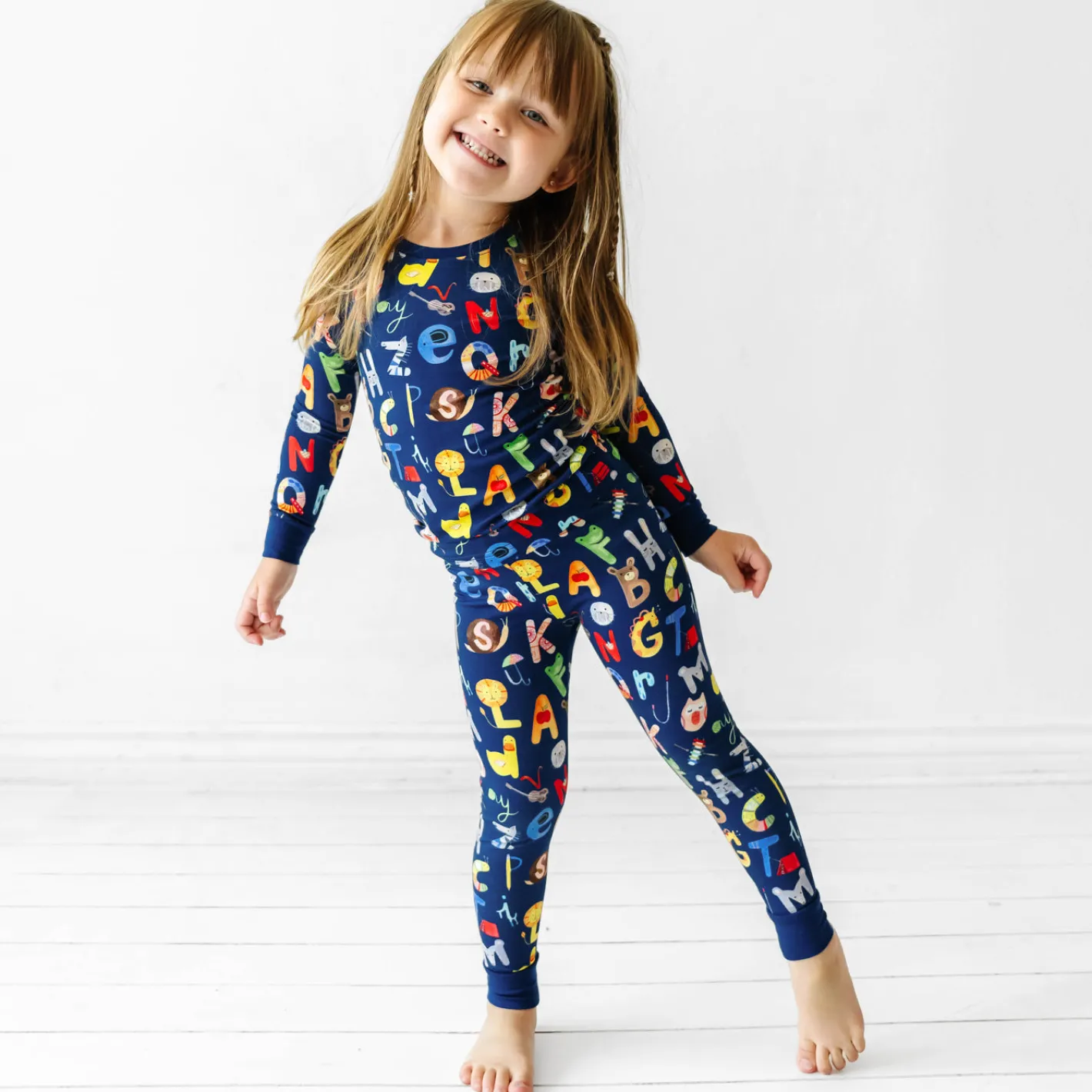 Two-Piece Pj Sets|Two-Piece Pj Sets<Little Sleepies Two-Piece Pajama Set Alphabet Friends