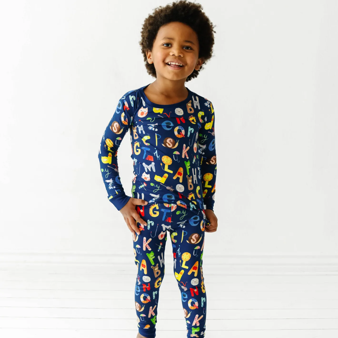 Two-Piece Pj Sets|Two-Piece Pj Sets<Little Sleepies Two-Piece Pajama Set Alphabet Friends