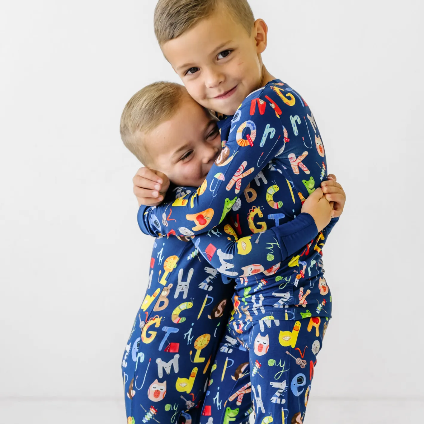 Two-Piece Pj Sets|Two-Piece Pj Sets<Little Sleepies Two-Piece Pajama Set Alphabet Friends