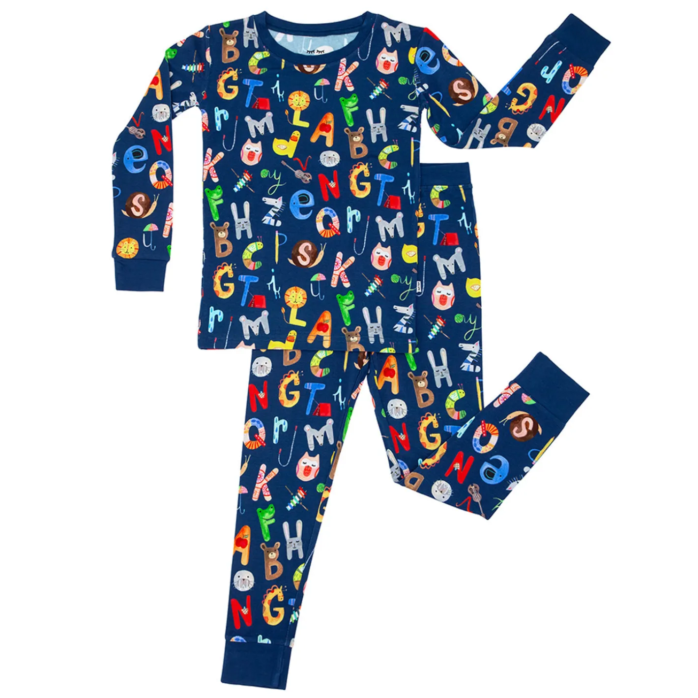 Two-Piece Pj Sets|Two-Piece Pj Sets<Little Sleepies Two-Piece Pajama Set Alphabet Friends