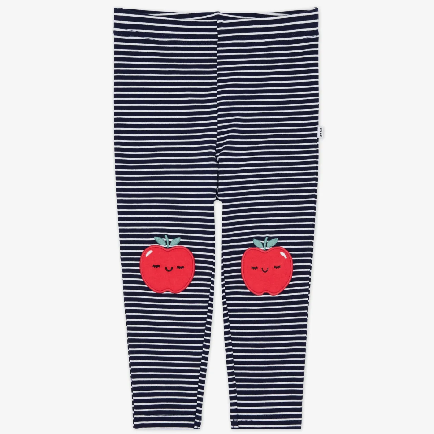 Bamboo Baby Clothes|Bottoms<Little Sleepies Legging Apple Patch