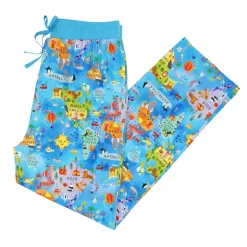 Daddy & Me|Full Family Matching<Little Sleepies Men's Pajama Pants Around The World