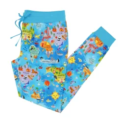 Mommy & Me|Mommy & Me<Little Sleepies Women's Pajama Pants Around The World