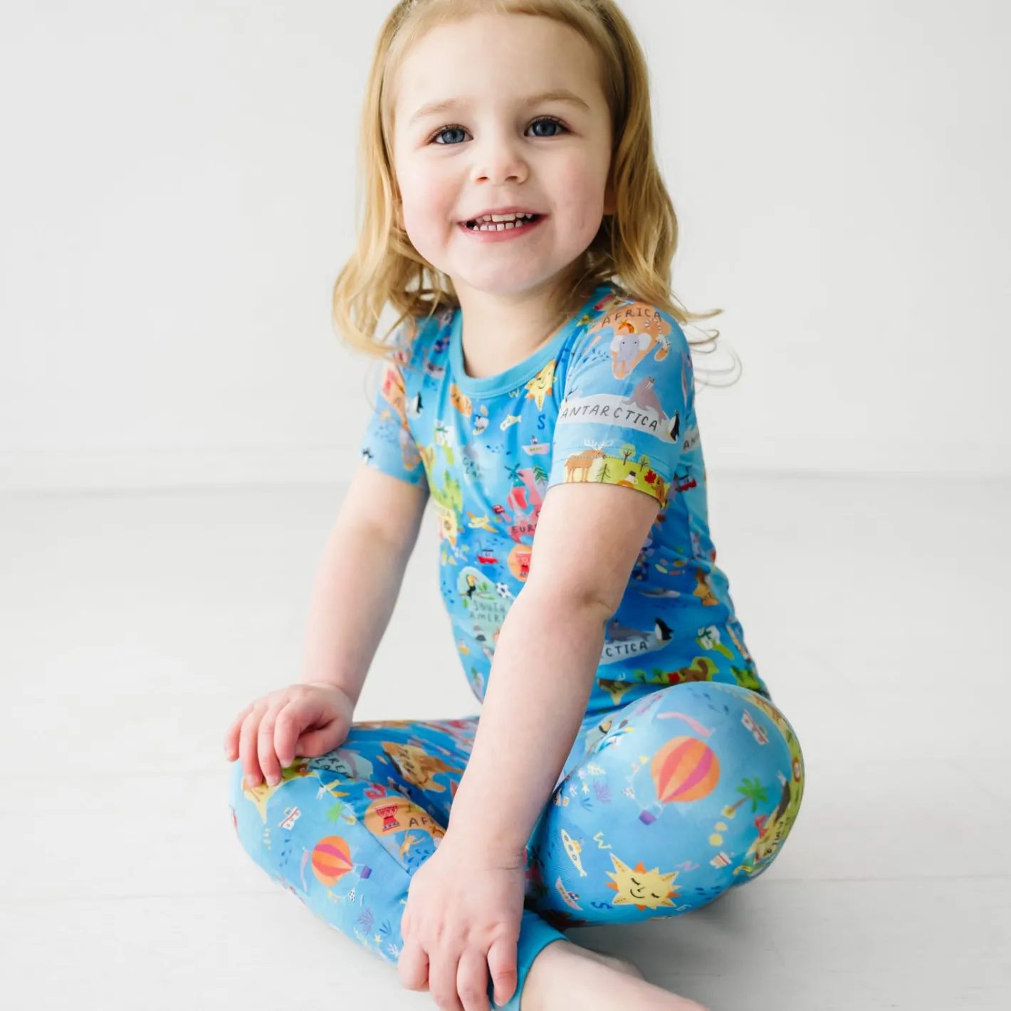 Two-Piece Pj Sets|Two-Piece Pj Sets<Little Sleepies Two-Piece Pajama Set Around The World
