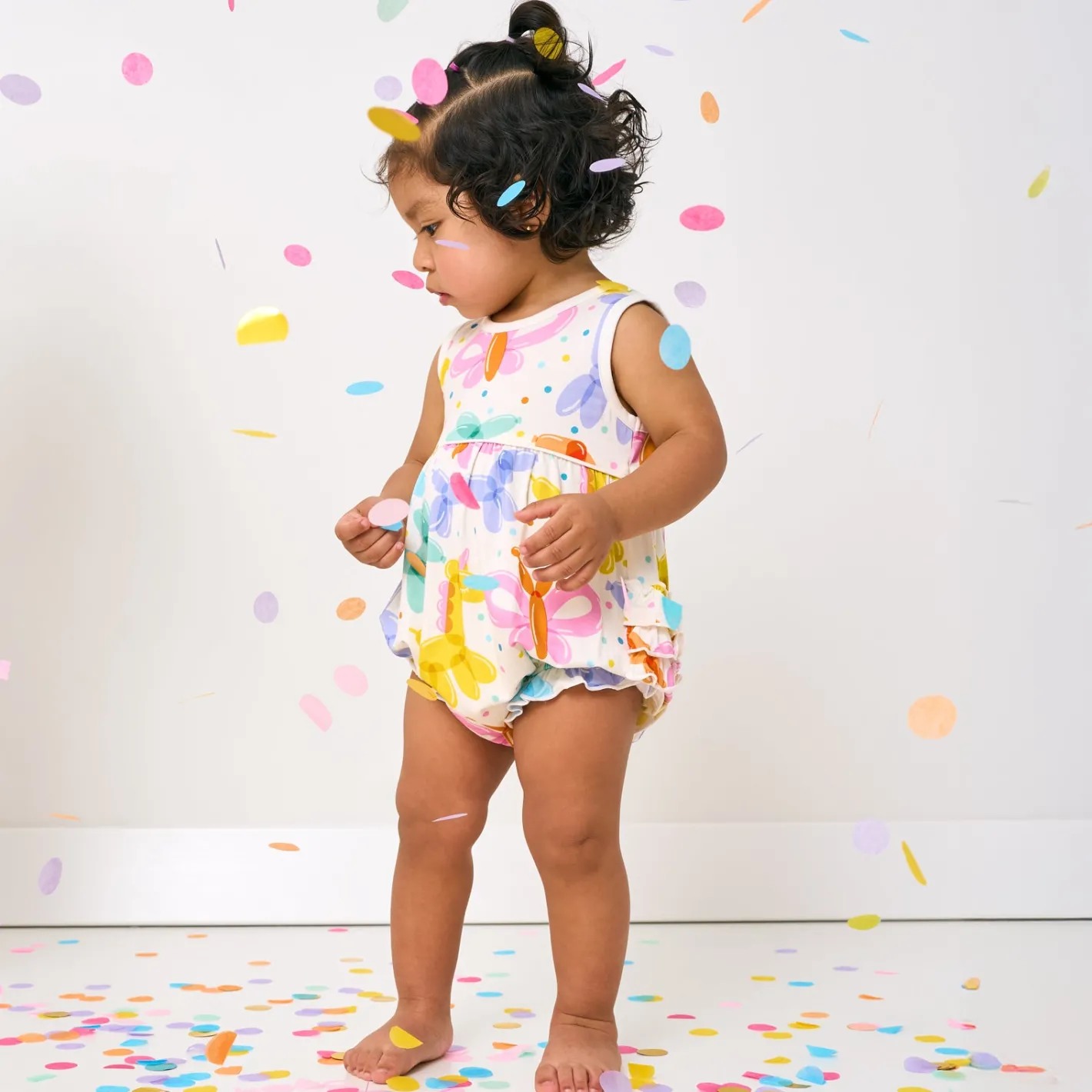 Bamboo Baby Clothes|Rompers<Little Sleepies Bubble Romper Balloon Bash