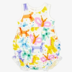Bamboo Baby Clothes|Rompers<Little Sleepies Bubble Romper Balloon Bash