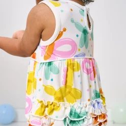 Bamboo Baby Clothes|Rompers<Little Sleepies Bubble Romper Balloon Bash