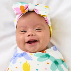 Hats & Headbands<Little Sleepies Luxe Bow Headband Balloon Bash