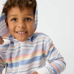 Tops & Tees|Tops & Tees<Little Sleepies Hooded Tee Beachy Stripe