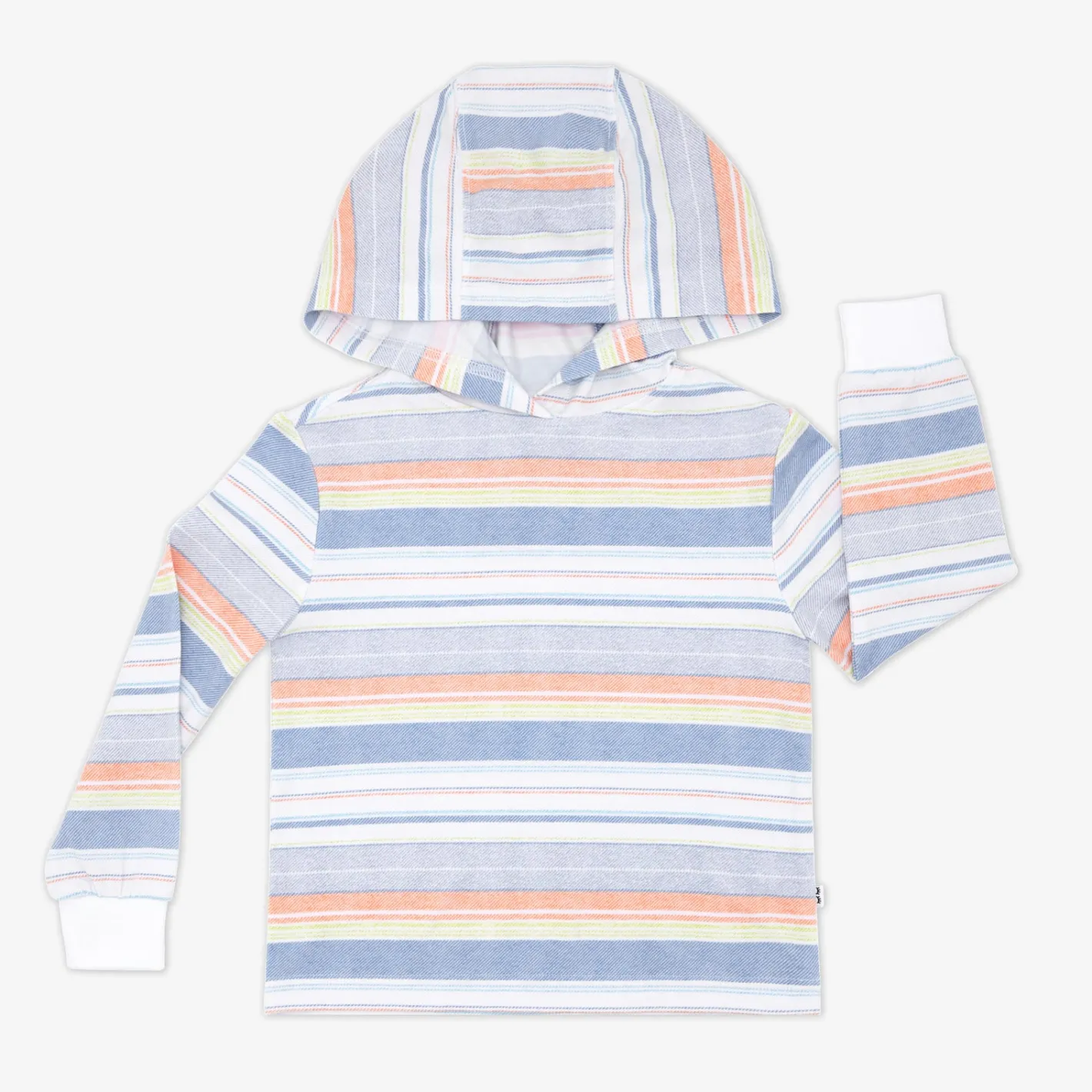Tops & Tees|Tops & Tees<Little Sleepies Hooded Tee Beachy Stripe