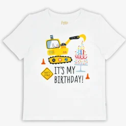 Tops & Tees|Tops & Tees<Little Sleepies Birthday Builders Graphic Tee Black