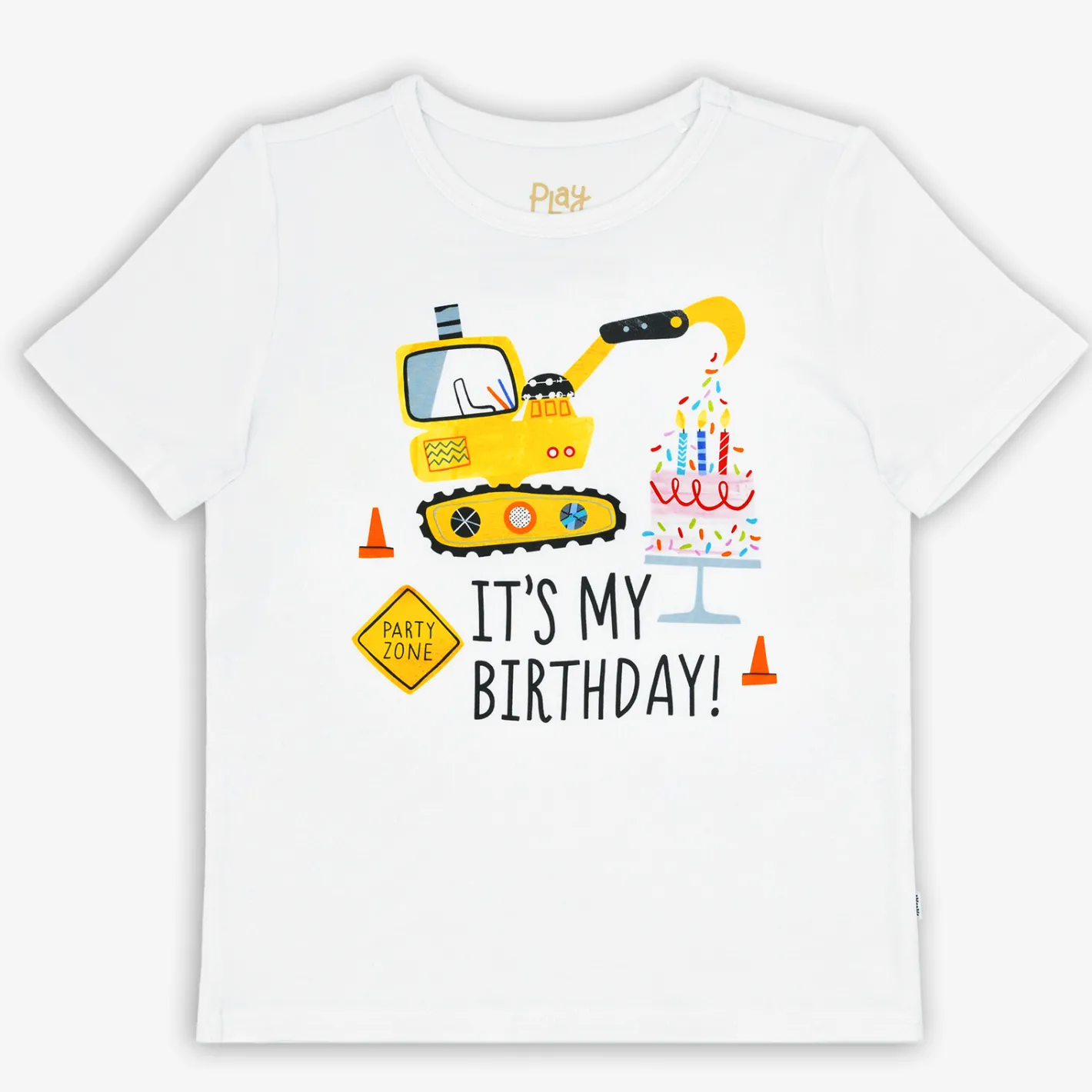 Tops & Tees|Tops & Tees<Little Sleepies Birthday Builders Graphic Tee Black