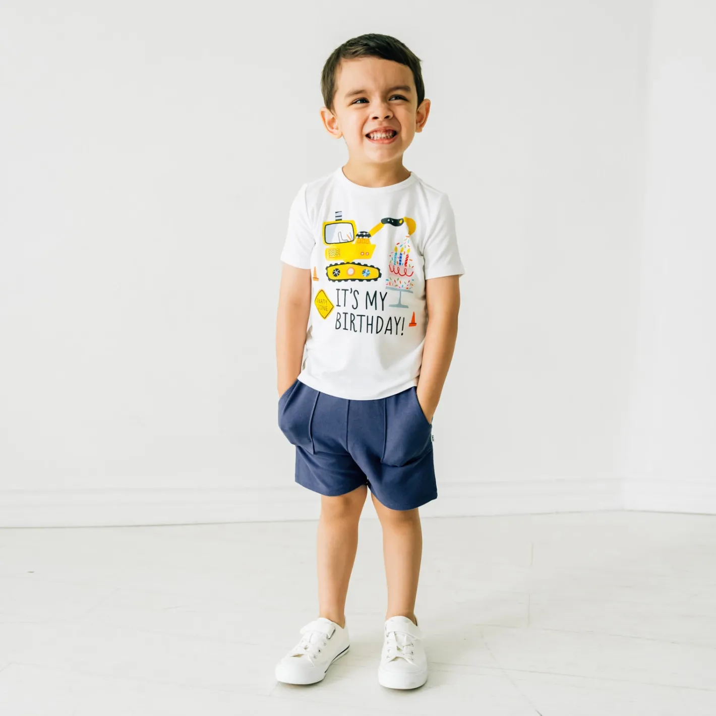 Tops & Tees|Tops & Tees<Little Sleepies Birthday Builders Graphic Tee Black