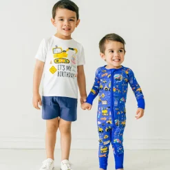 Tops & Tees|Tops & Tees<Little Sleepies Birthday Builders Graphic Tee Black
