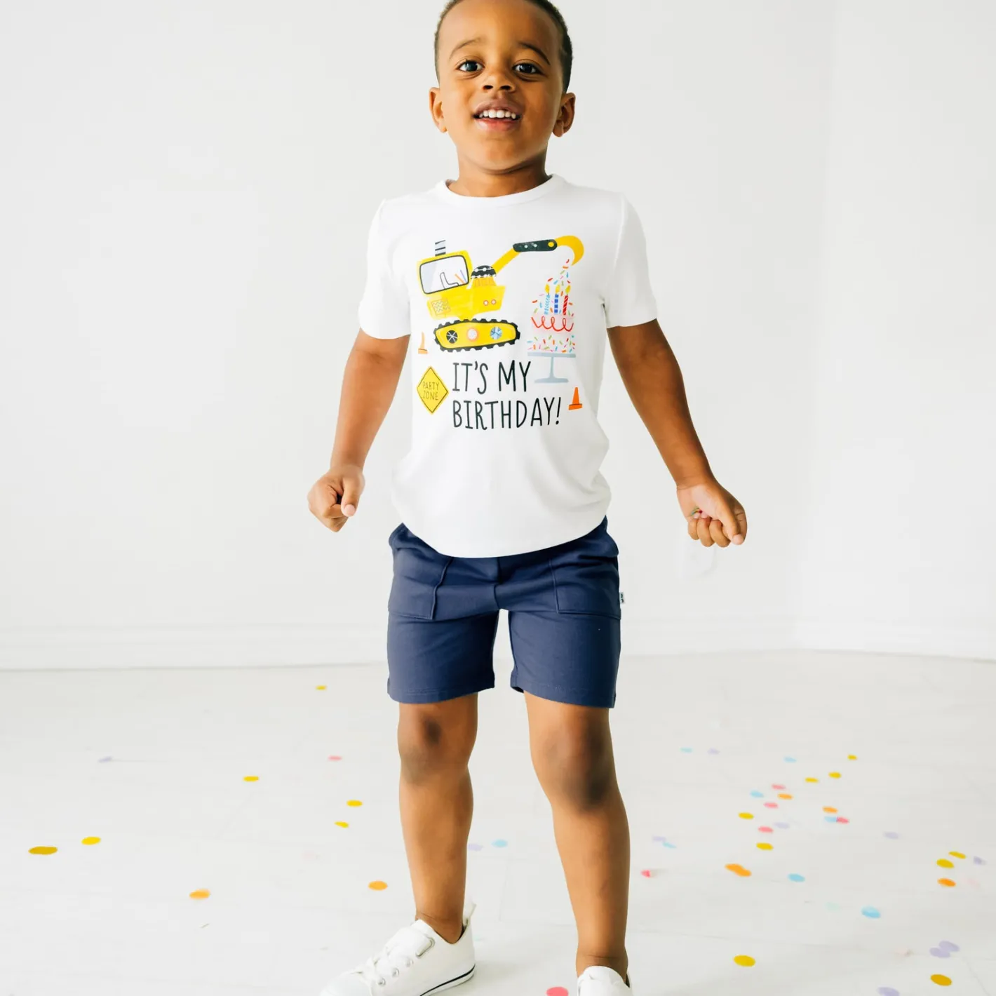 Tops & Tees|Tops & Tees<Little Sleepies Birthday Builders Graphic Tee Black