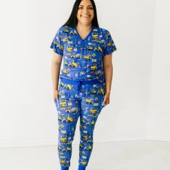 Mommy & Me|Mommy & Me<Little Sleepies Women's Pajama Pants Birthday Builders