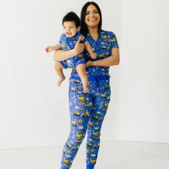 Mommy & Me|Mommy & Me<Little Sleepies Women's Pajama Pants Birthday Builders