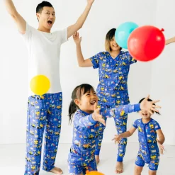 Daddy & Me|Full Family Matching<Little Sleepies Men's Pajama Pants Birthday Builders