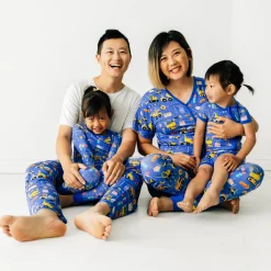 Mommy & Me|Mommy & Me<Little Sleepies Women's Short Sleeve Pajama Top Birthday Builders