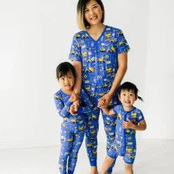 Zippies|Mommy & Me<Little Sleepies Shorty Zippy Birthday Builders