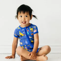 Zippies|Mommy & Me<Little Sleepies Shorty Zippy Birthday Builders
