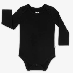 Bamboo Baby Clothes|Everyday Essentials<Little Sleepies Bodysuit Black