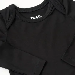 Bamboo Baby Clothes|Everyday Essentials<Little Sleepies Bodysuit Black