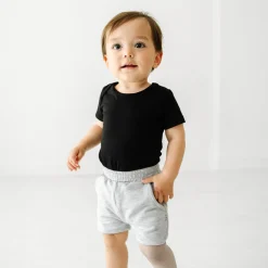 Bamboo Baby Clothes|Everyday Essentials<Little Sleepies Bodysuit Black