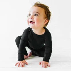 Zippies|Mommy & Me<Little Sleepies Crescent Zippy Black