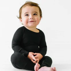 Zippies|Mommy & Me<Little Sleepies Crescent Zippy Black