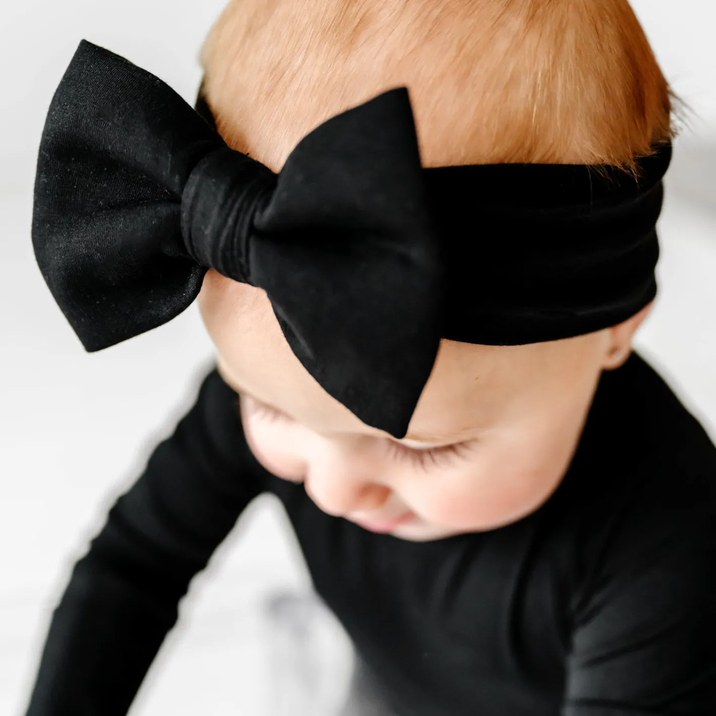 Hats & Headbands<Little Sleepies Luxe Bow Headband Black