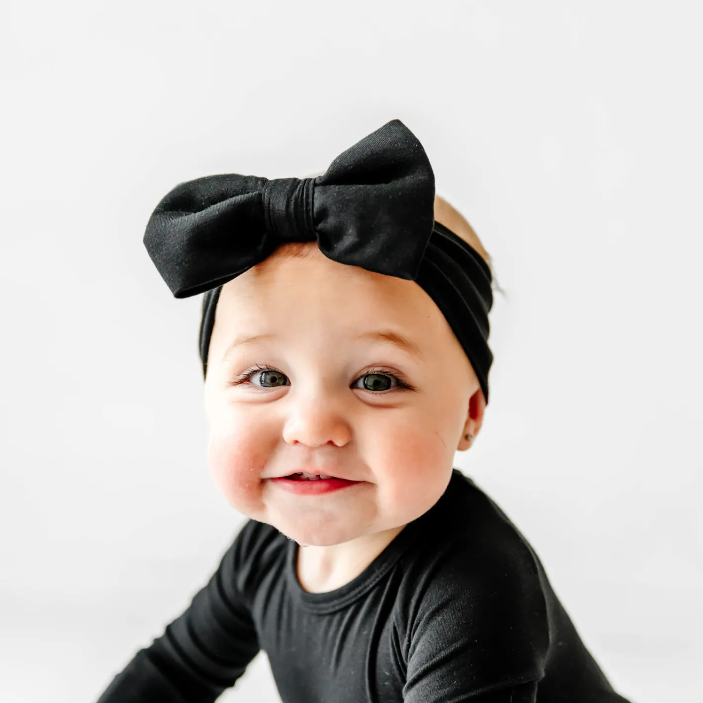 Hats & Headbands<Little Sleepies Luxe Bow Headband Black