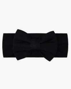 Hats & Headbands<Little Sleepies Luxe Bow Headband Black