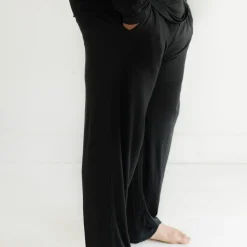 Daddy & Me|Full Family Matching<Little Sleepies Men's Pajama Pants Black