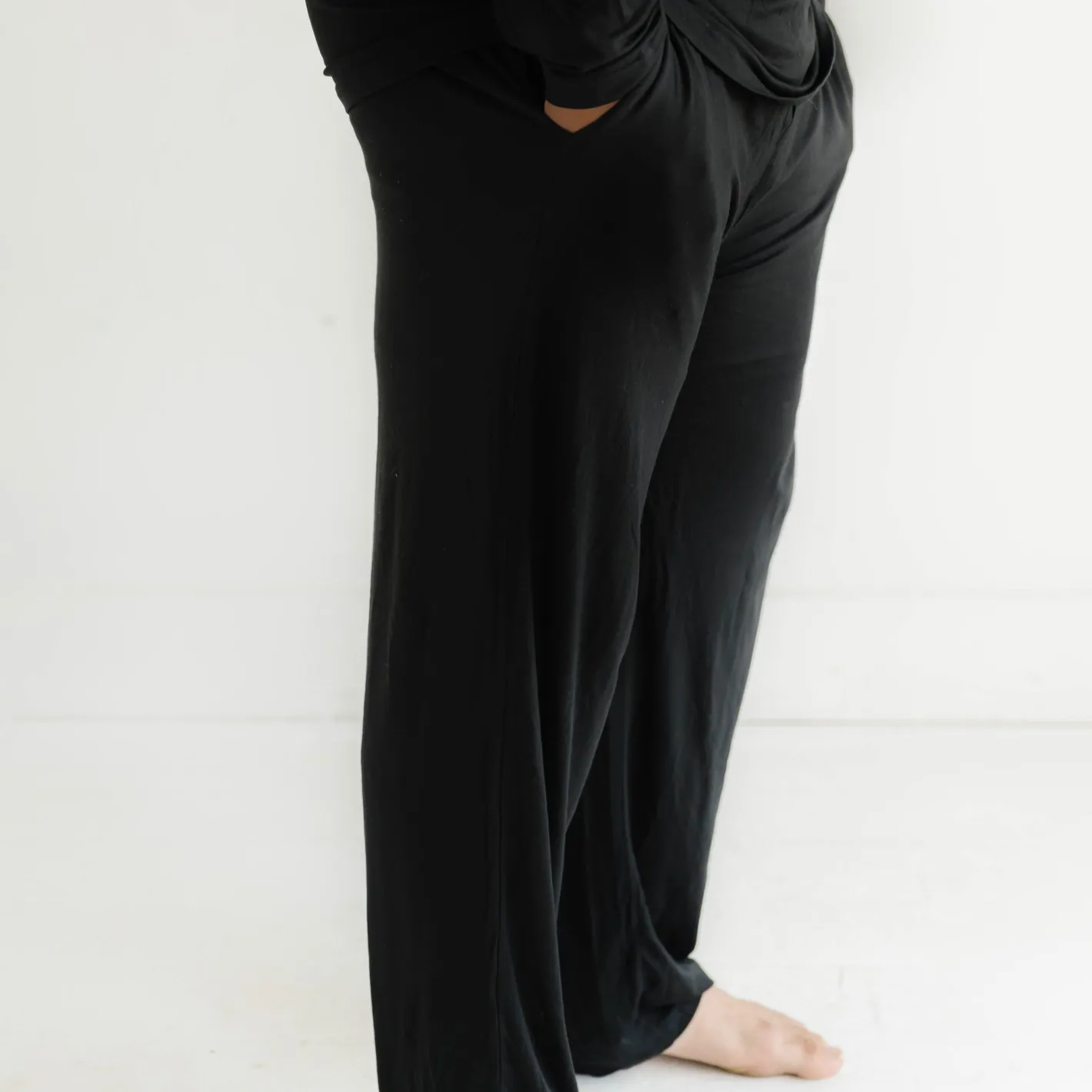 Daddy & Me|Full Family Matching<Little Sleepies Men's Pajama Pants Black