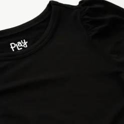 Everyday Essentials|Everyday Essentials<Little Sleepies Puff Sleeve Tee Black