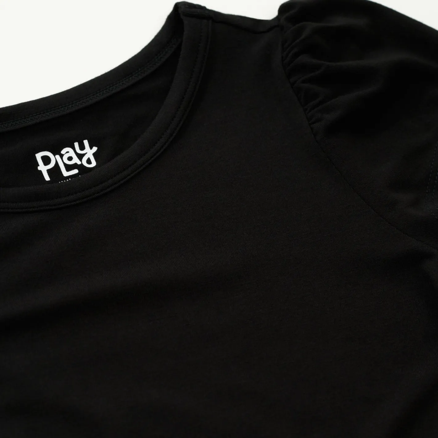 Everyday Essentials|Everyday Essentials<Little Sleepies Puff Sleeve Tee Black