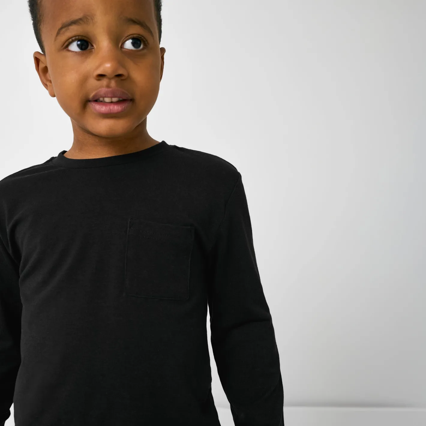 Everyday Essentials|Everyday Essentials<Little Sleepies Relaxed Pocket Tee Black