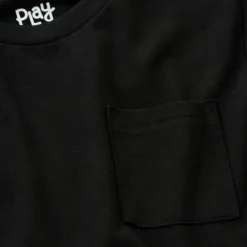 Everyday Essentials|Everyday Essentials<Little Sleepies Relaxed Pocket Tee Black
