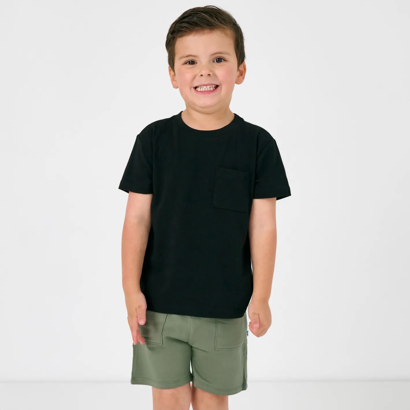 Everyday Essentials|Everyday Essentials<Little Sleepies Relaxed Pocket Tee Black