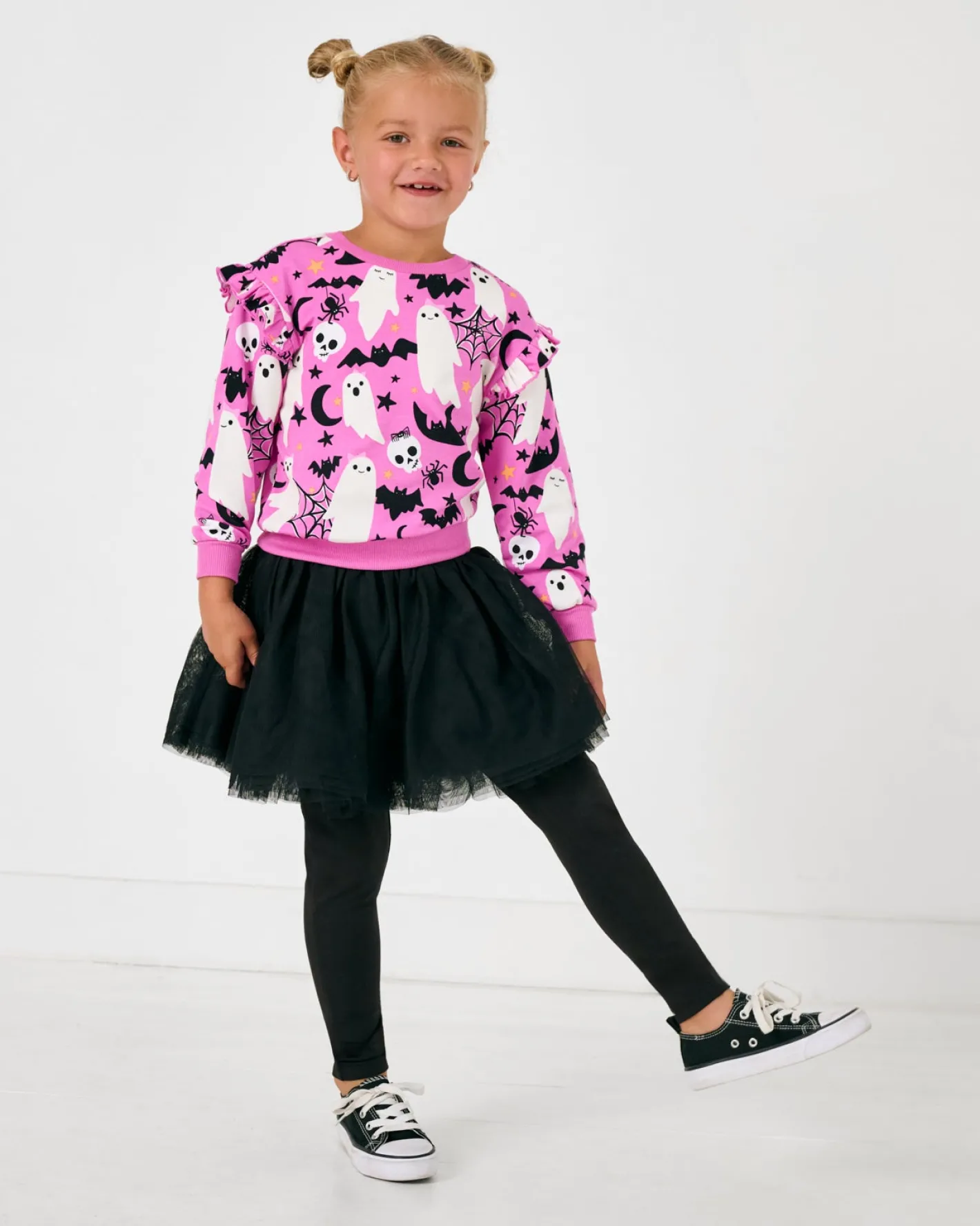Bamboo Baby Clothes|Bottoms<Little Sleepies Tutu Legging Black