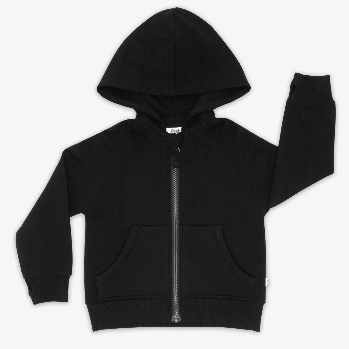 Everyday Essentials|Everyday Essentials<Little Sleepies Zip Hoodie Black